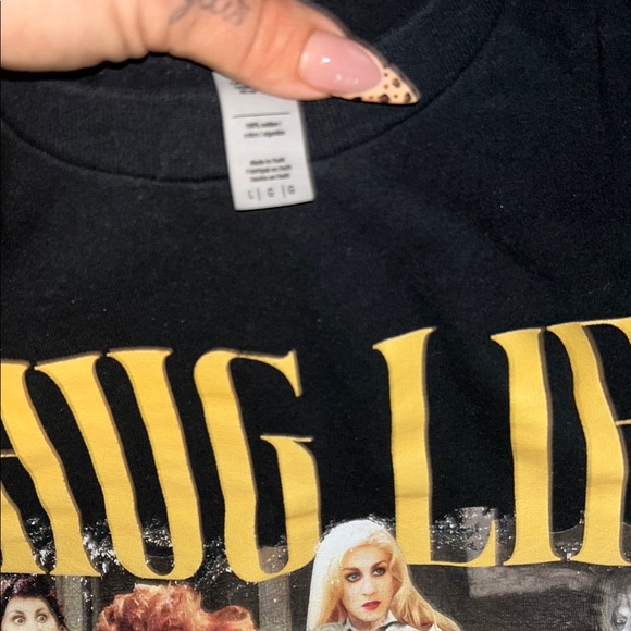 THUG LIFE- Black Graphic Kids T-Shirt SIZE L - Picture 4 of 4